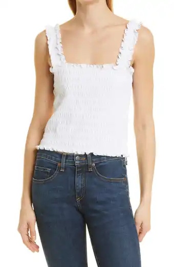 Nikolette Ruffle Hem Tank | Nordstrom