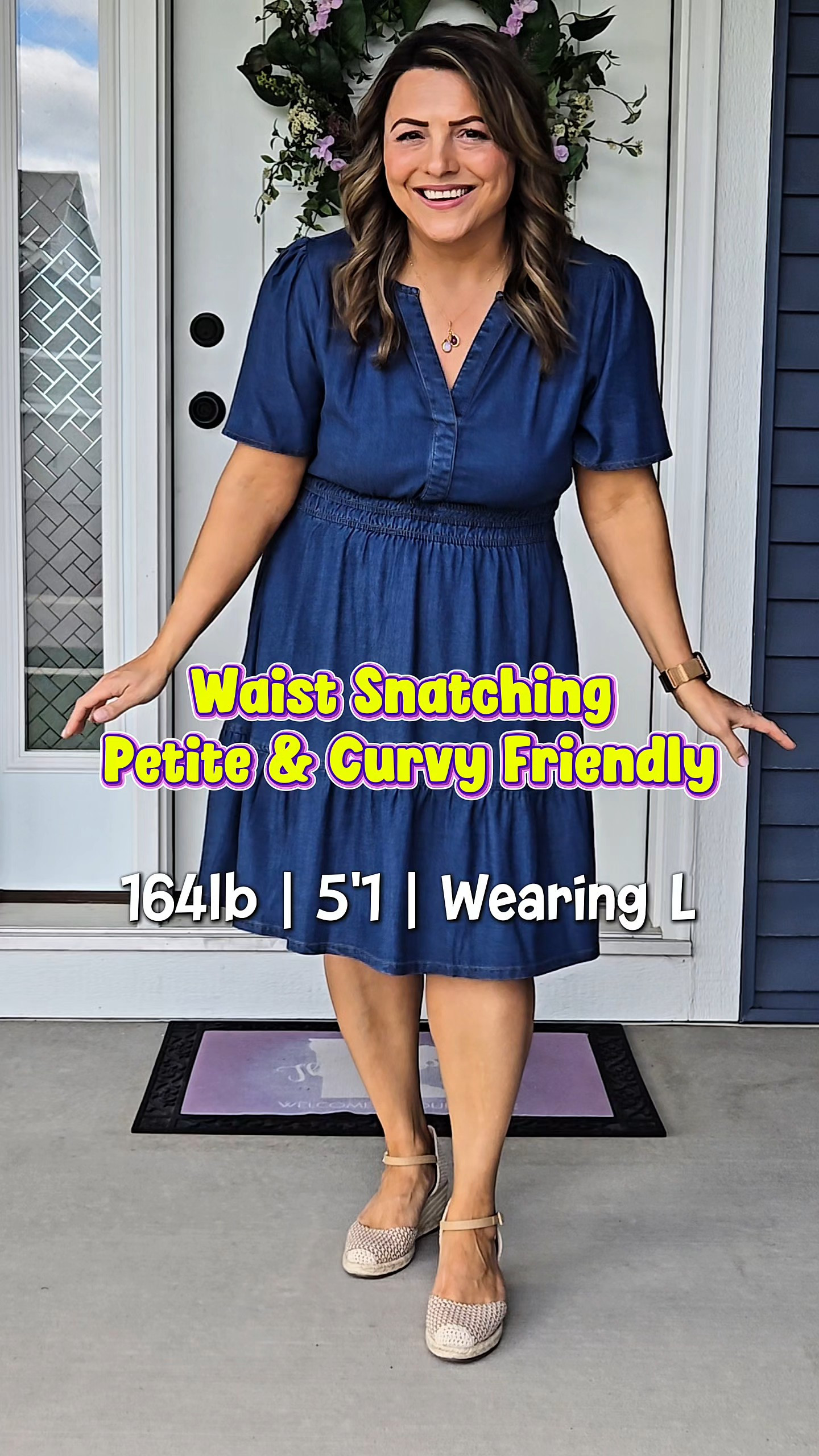 Waist Snatching Petite & Curvy Friendly Dress

#LTKPlusSize #LTKPetite #LTKMidsize