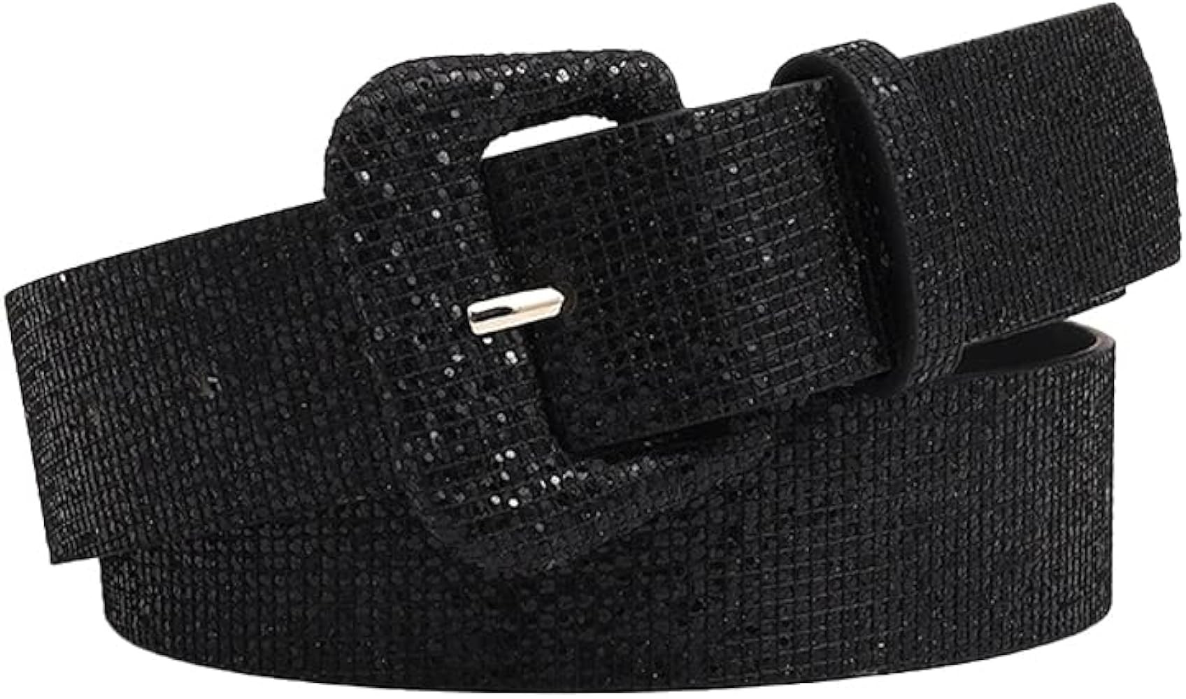 COTIM COYIN Broad Girls Sequin Sparkly Leather Belt | Amazon (US)
