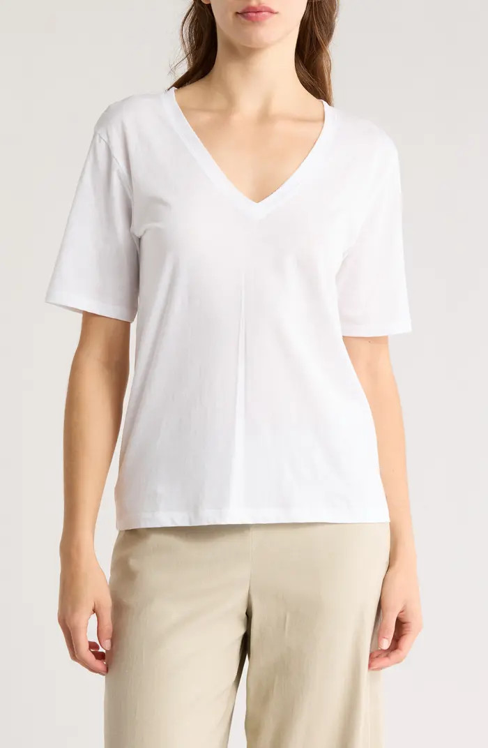 Vince V-Neck Elbow Sleeve T-Shirt | Nordstromrack | Nordstrom Rack