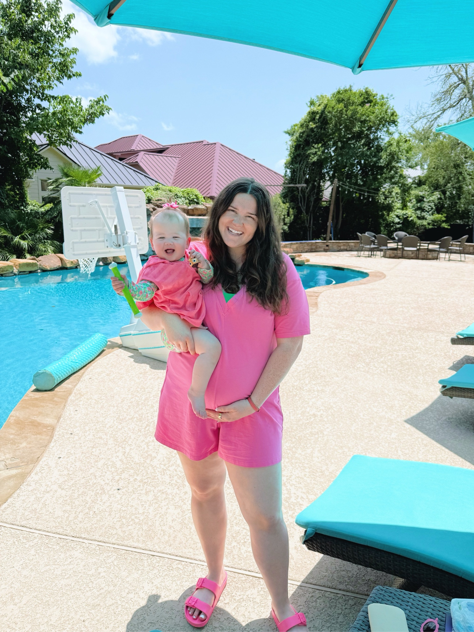 me + MJs pool day fits!! 
jumpsuit - large


#LTKBump #LTKSwim #LTKBaby