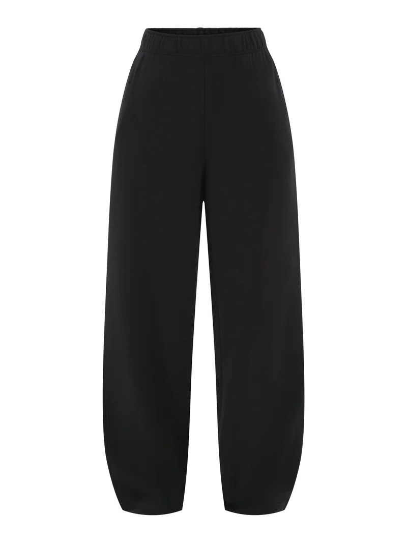 No Boundaries Wide-Leg Fleece Pants, 30” Inseam, Women’s and Women’s Plus | Walmart (US)