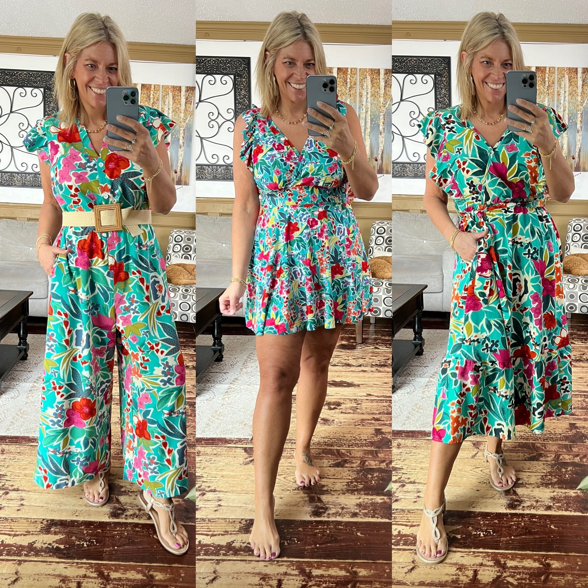 Wearing size 12 in the swim dress, mid dress 👗 and the jumpsuit all from Bloomchic! 

#LTKMidsize #LTKSeasonal #LTKOver40