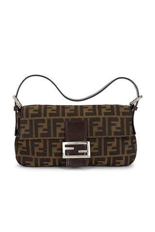 fendi Fendi Zucca Baguette Shoulder Bag in Tobacco Brown - Brown. Size all. | FWRD 