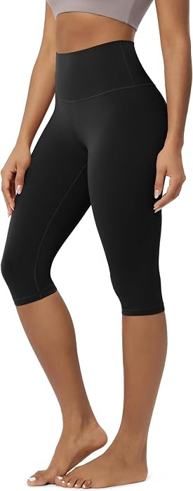 ODODOS Buttery Soft Lounge Yoga Capris for Women, 14" / 19" / 21" High Waist Capri Leggings | Amazon (US)