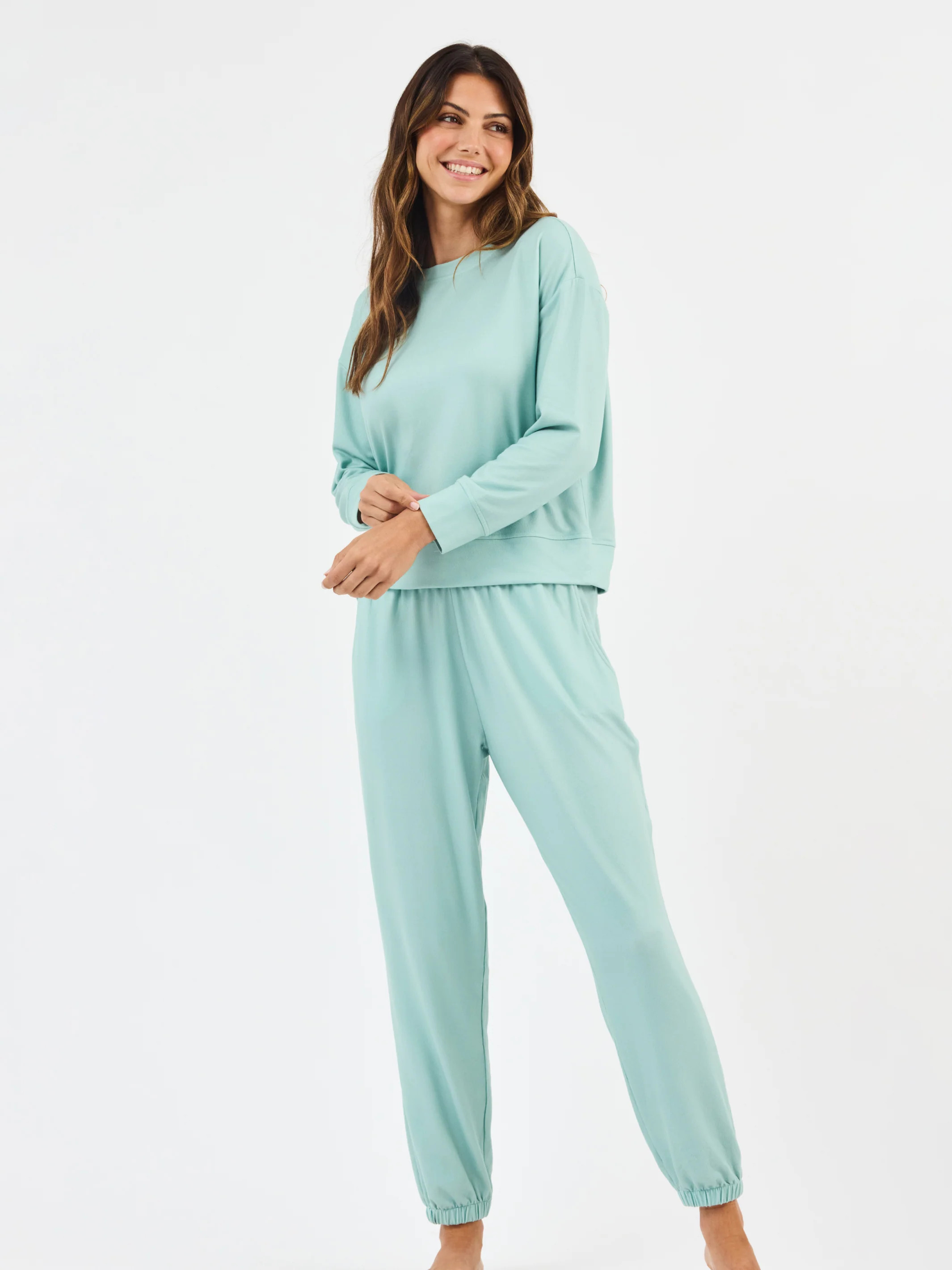 Sophie Jogger Set | Seafoam | Mary Square