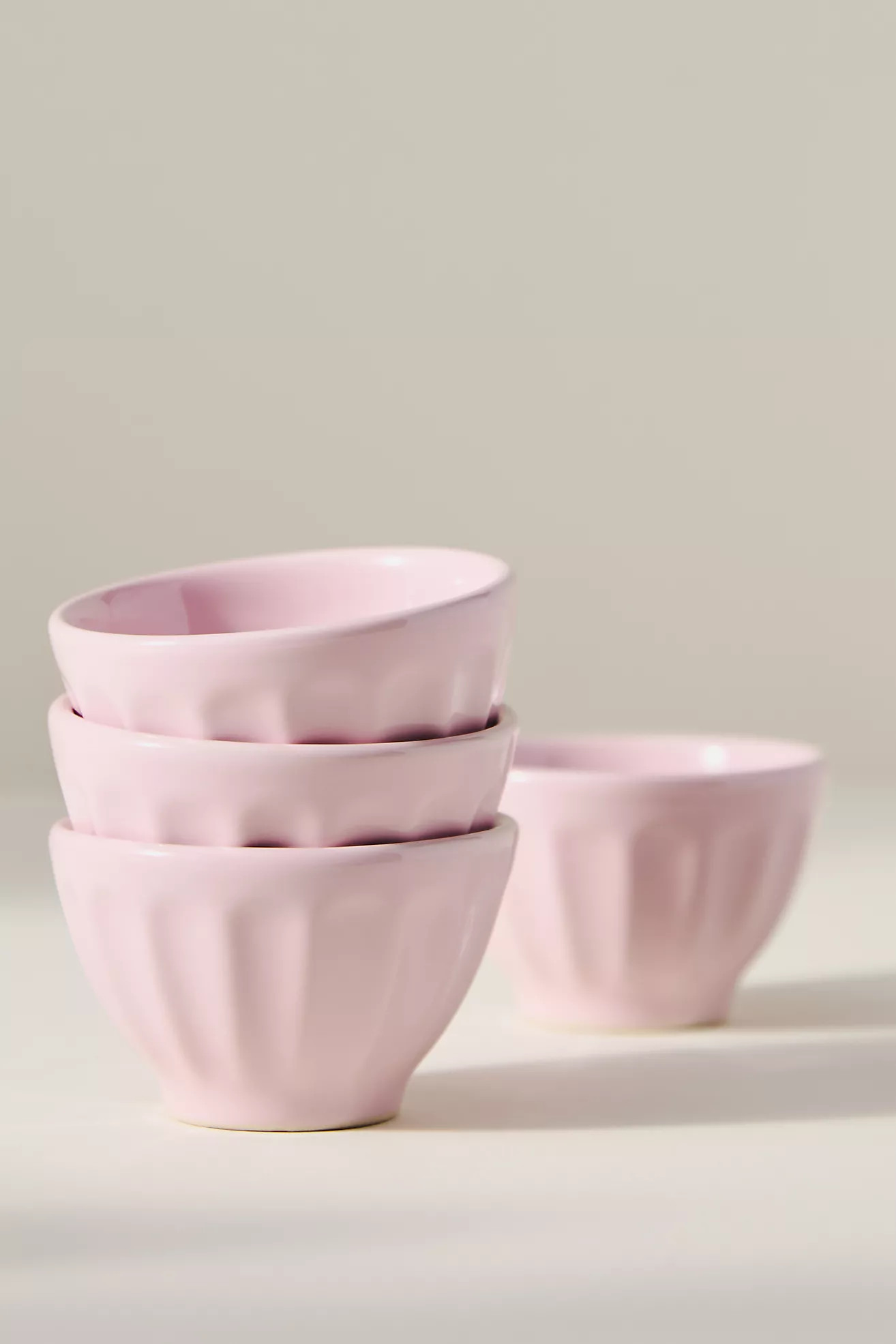 The Latte Stoneware Nut Bowls, Set of 4: Amelie Edition | Anthropologie (US)