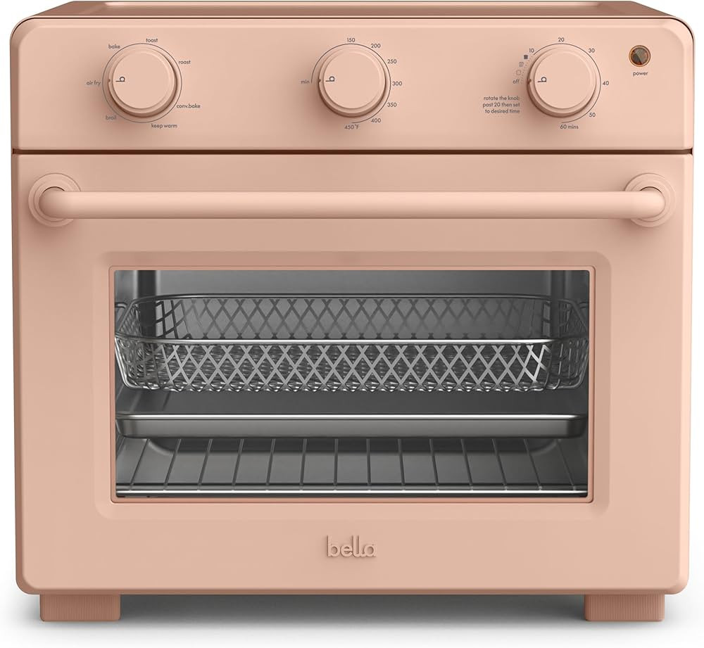 bella Air Fry Toaster Oven, 7 Preset Cooking Options, 1700 Watt, 60-Minute Auto Shutoff w Audible... | Amazon (US)