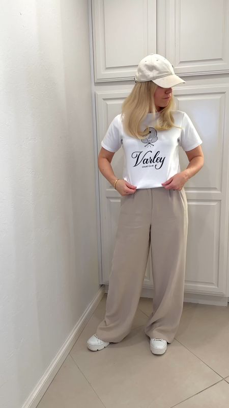 Pleated pants
Pants 
Tennis tee
Gucci sneakers 

Vacation outfit
Date night outfit
Spring outfit
#Itkseasonal
#Itkover40
#Itku

#LTKVideo #LTKfindsunder50 #LTKfindsunder100