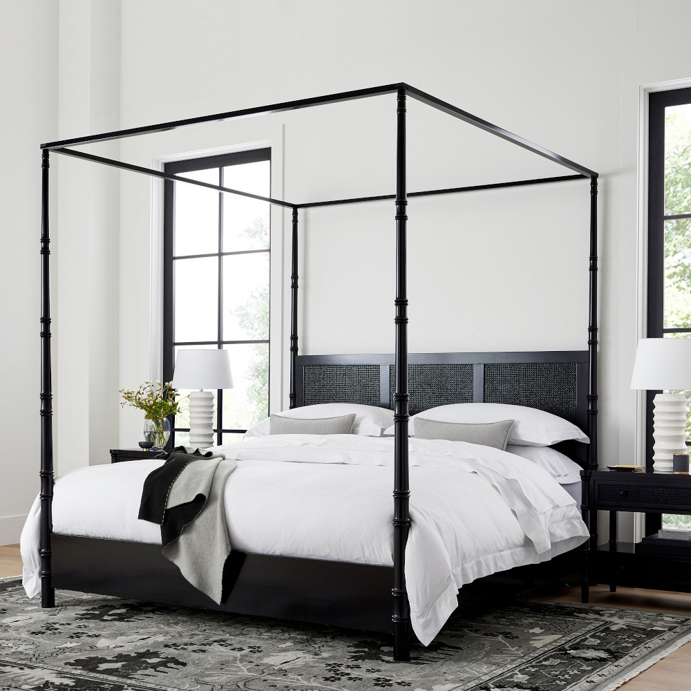Cane Four Poster Bed | Williams-Sonoma