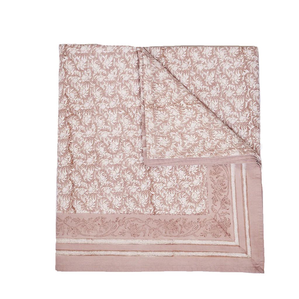 Pink Rosebud Tablecloth | Over The Moon