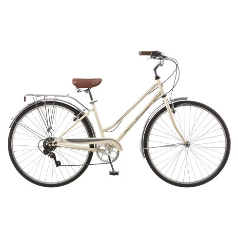 Schwinn Women's Gateway 28" 700c Hybrid Bike - Cream | Target