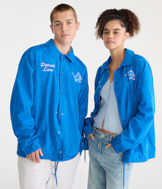 Detroit Lions Coaches Jacket | Aeropostale