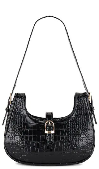 Croc Bag in Black | Revolve Clothing (Global)