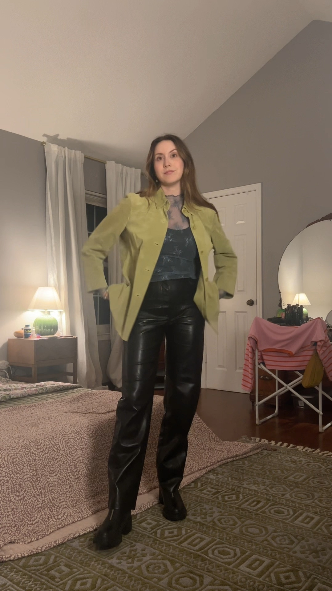Styling a vintage green suede jacket 💚

#LTKFindsUnder100 #LTKMidsize #LTKStyleTip