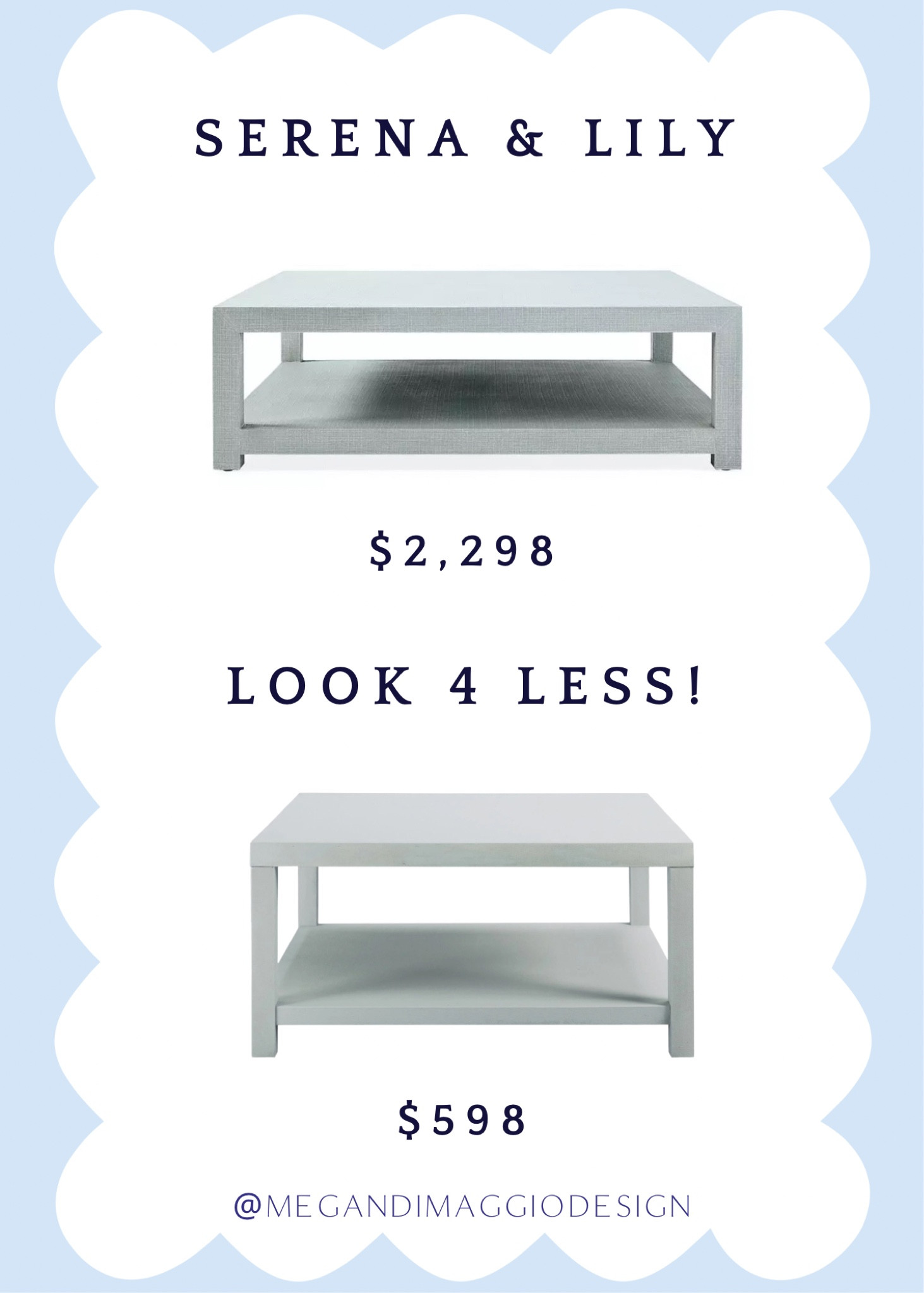 New Serena & Lily Driftway square coffee table look for less find!! 🤩🙌🏻 can’t believe the price on this!! 

#LTKHome #LTKSaleAlert