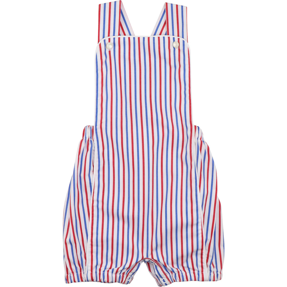 Red, White And Blue Stripe Jon Jon | Eliza James Kids