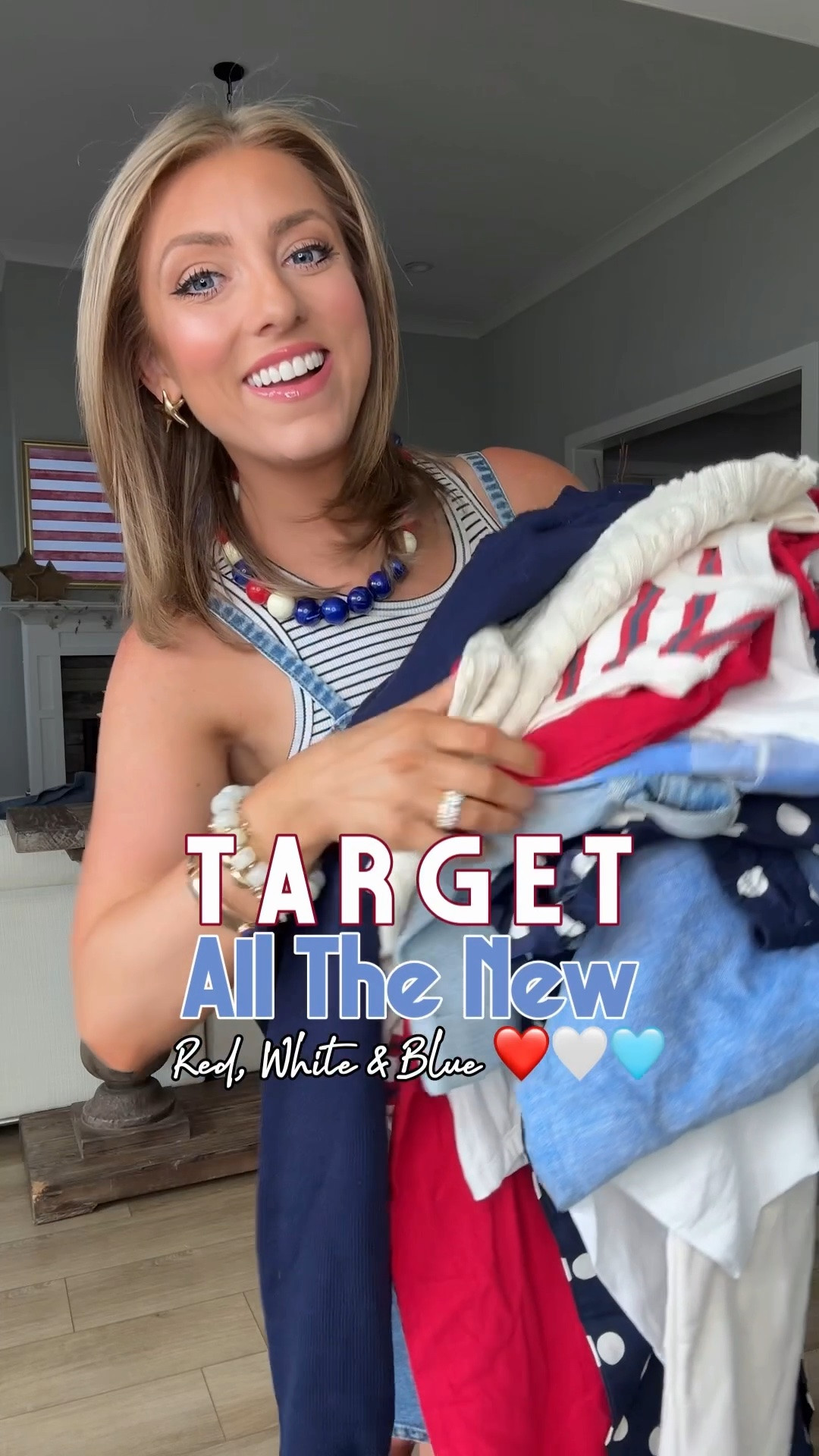 Target’s red, white & blue game this year is SO good 🇺🇸😍 From patriotic graphic tees and comfy matching sets to polka dots, denim, sweaters, and the cutest Americana accessories… I wanted every single piece! These new Target fashion finds are giving elevated patriotic style without breaking the bank, and so many of these pieces can be worn all summer long — not just for Memorial Day or the 4th of July. ❤️🤍💙

I’m especially obsessed with all the fun details this year… rope accents, vintage-inspired graphics, easy pull-on shorts, breezy dresses, and the cutest red sandals that instantly make every outfit pop. Perfect for summer vacations, backyard cookouts, lake days, fireworks, or just everyday casual outfits with a festive touch!

Which look is your favorite?! ✨

@Target #Sponsored 

#TargetStyle #TargetFinds #TargetFashion #TargetHaul

#LTKootd