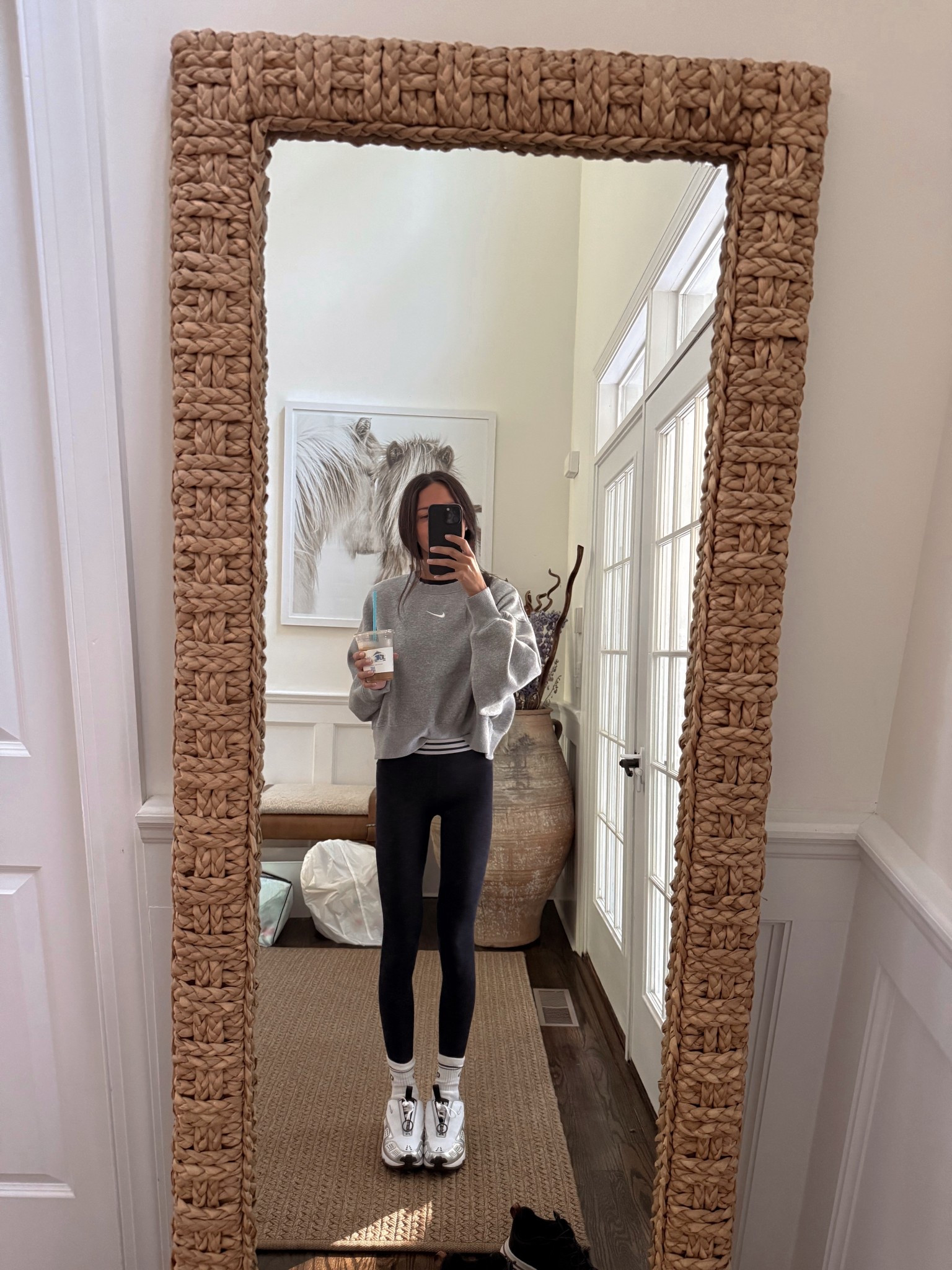 My morning workout outfit! 🖤