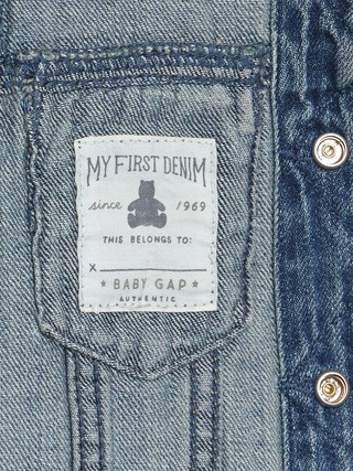 Baby 100% Organic Cotton Icon Denim Jacket | Gap (US)