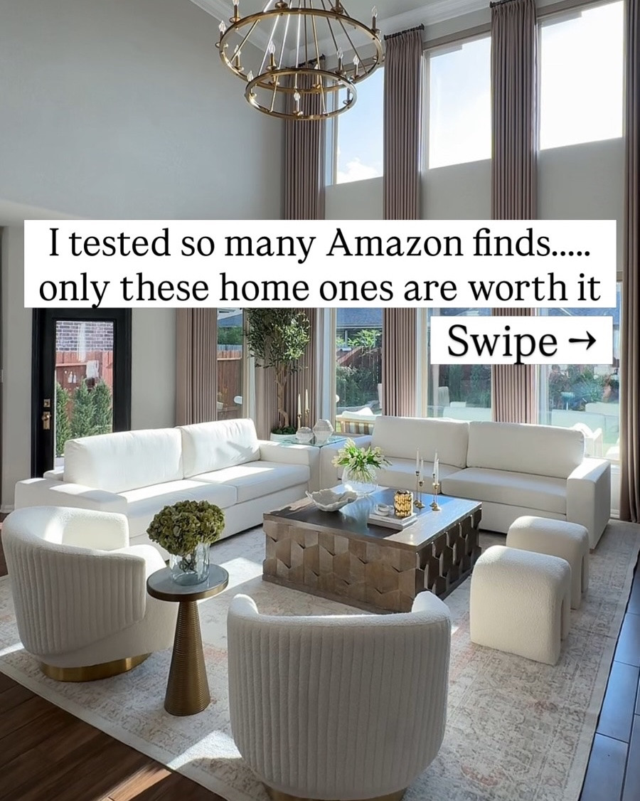 I tested so many Amazon finds... and honestly, not all of them lived up to the hype. But these home pieces? They actually exceeded my expectations. The quality, the look, and how easily they elevate the space, these are the ones I ended up keeping and using every day. Definitely the kind of finds that make your home feel more put together without overspending

#amazonhome #amazonfinds #budgetfriendlydecor #founditonamazon #neutralhomes

#LTKHome #LTKSaleAlert