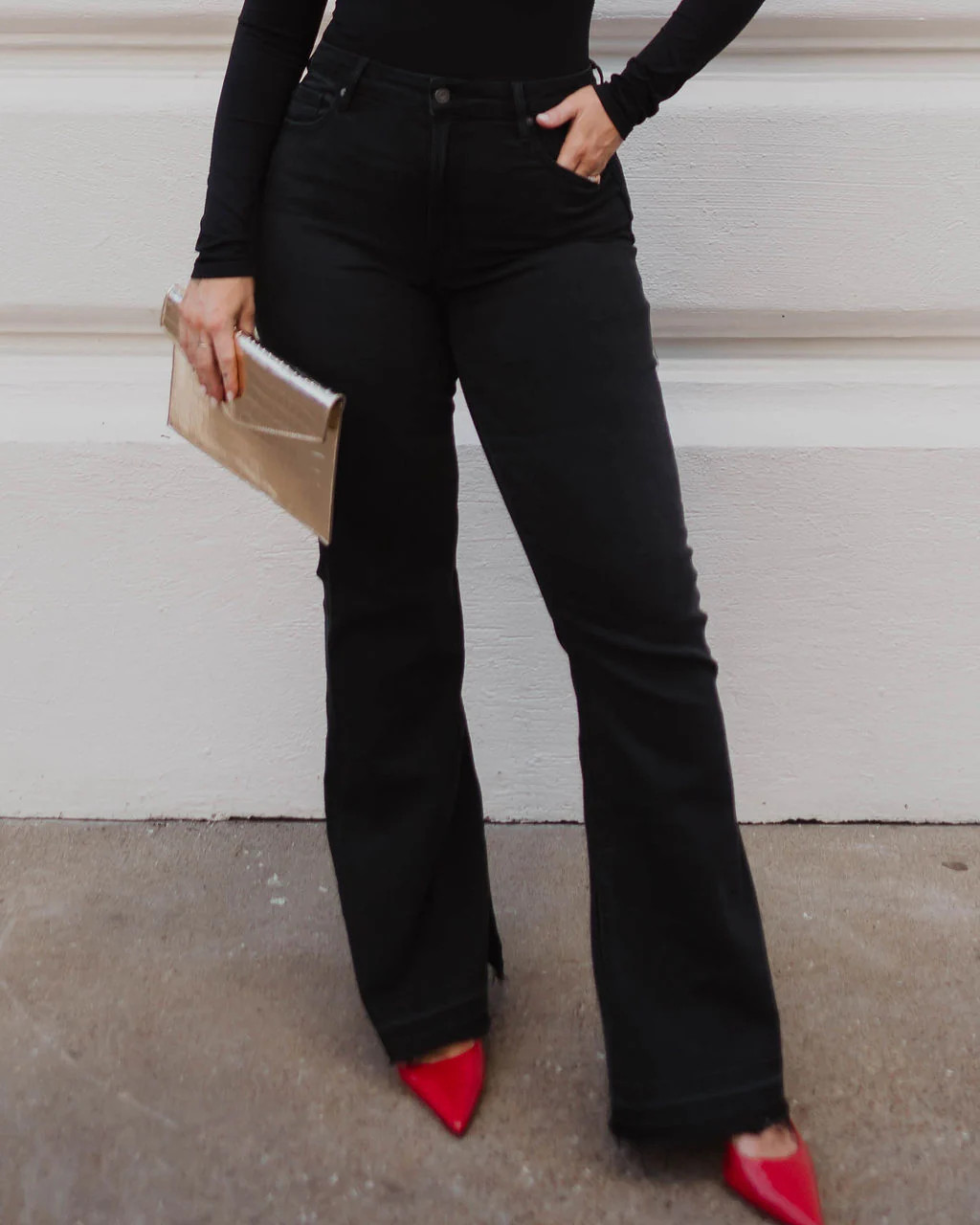 Krawford Released Hem Flare Jeans | VICI