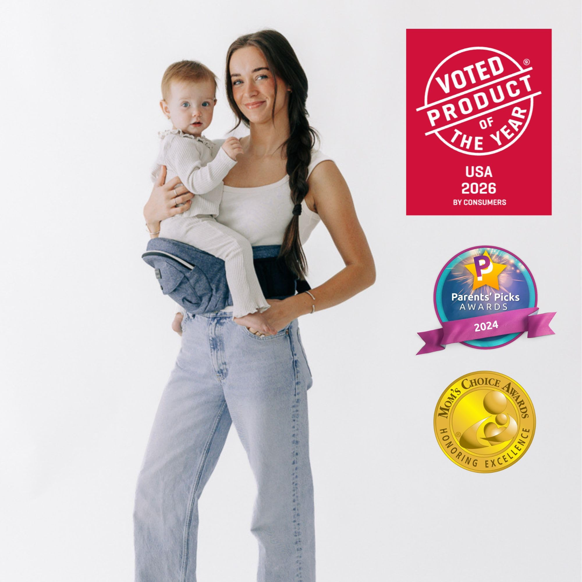 Tushbaby The Original Premium Quality Hip Seat Carrier – Safety-Certified Baby & Toddler Carrie... | Amazon (US)