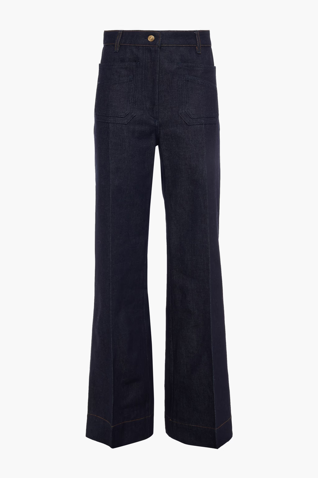 Hoch sitzende Jeans mit weitem Bein | The Outnet (UK and Europe)
