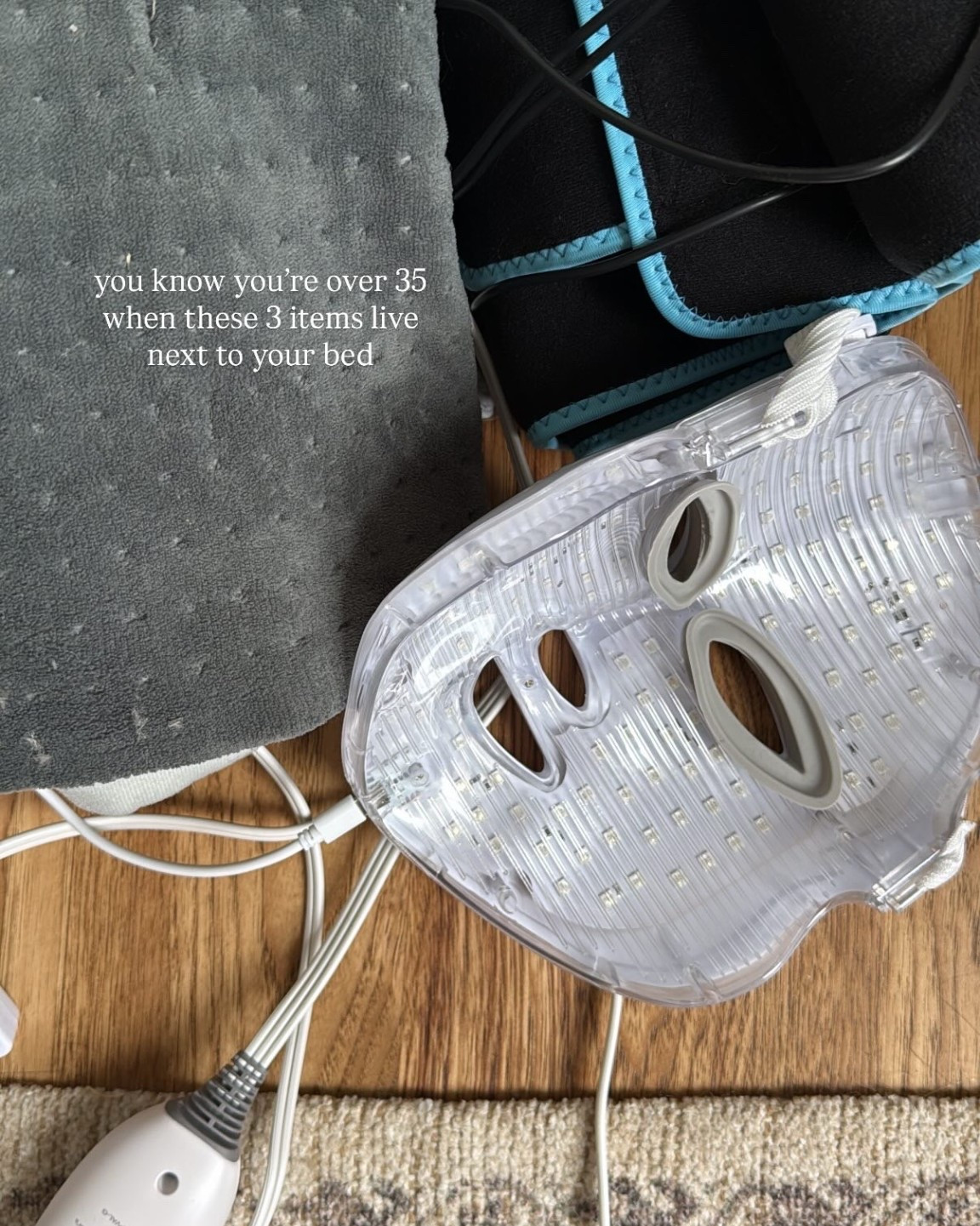 Over 30 mom must haves. Red light therapy mask. Red light therapy body pad for cramps, period pain, back pain, pms. Extra large heating pad washable



#LTKActive #LTKHome #LTKBeauty