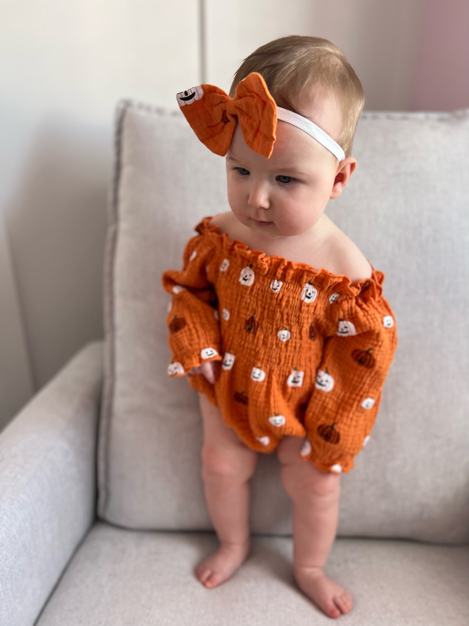 Dressing my little cutie in the sweetest Halloween-themed outfit! 🎃👶🧡 Who says Halloween fun is just for costumes? 😉 #BabyStyle #HalloweenSpirit #MomLife

#LTKbaby #LTKHalloween #LTKSeasonal