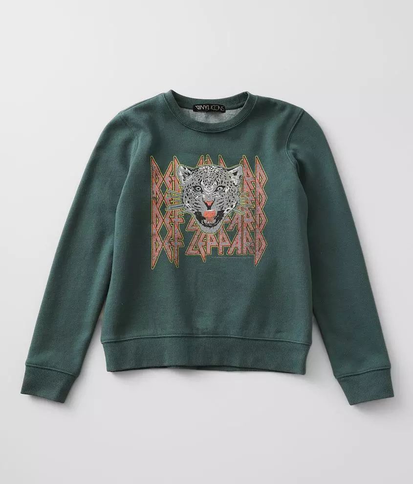Girls - Vinyl Icons Def Leppard Band Pullover | Buckle