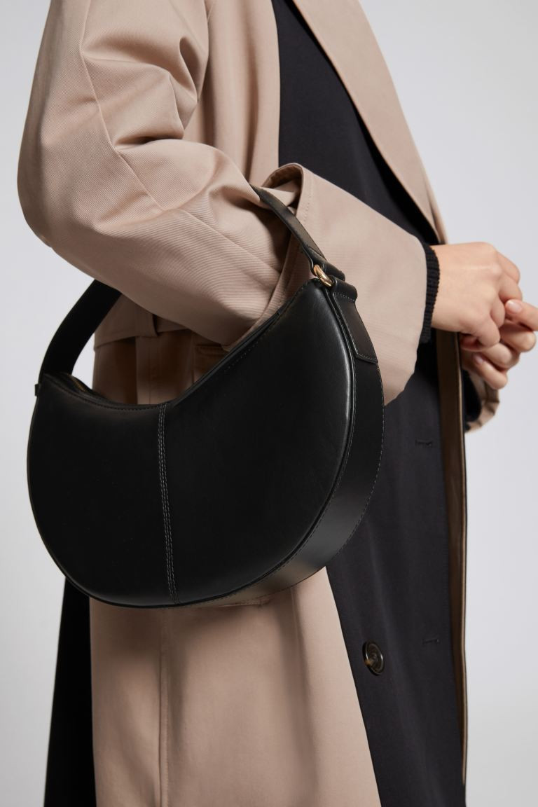 Kleine runde Lederhandtasche | H&M (DE, AT, CH, NL, FI)