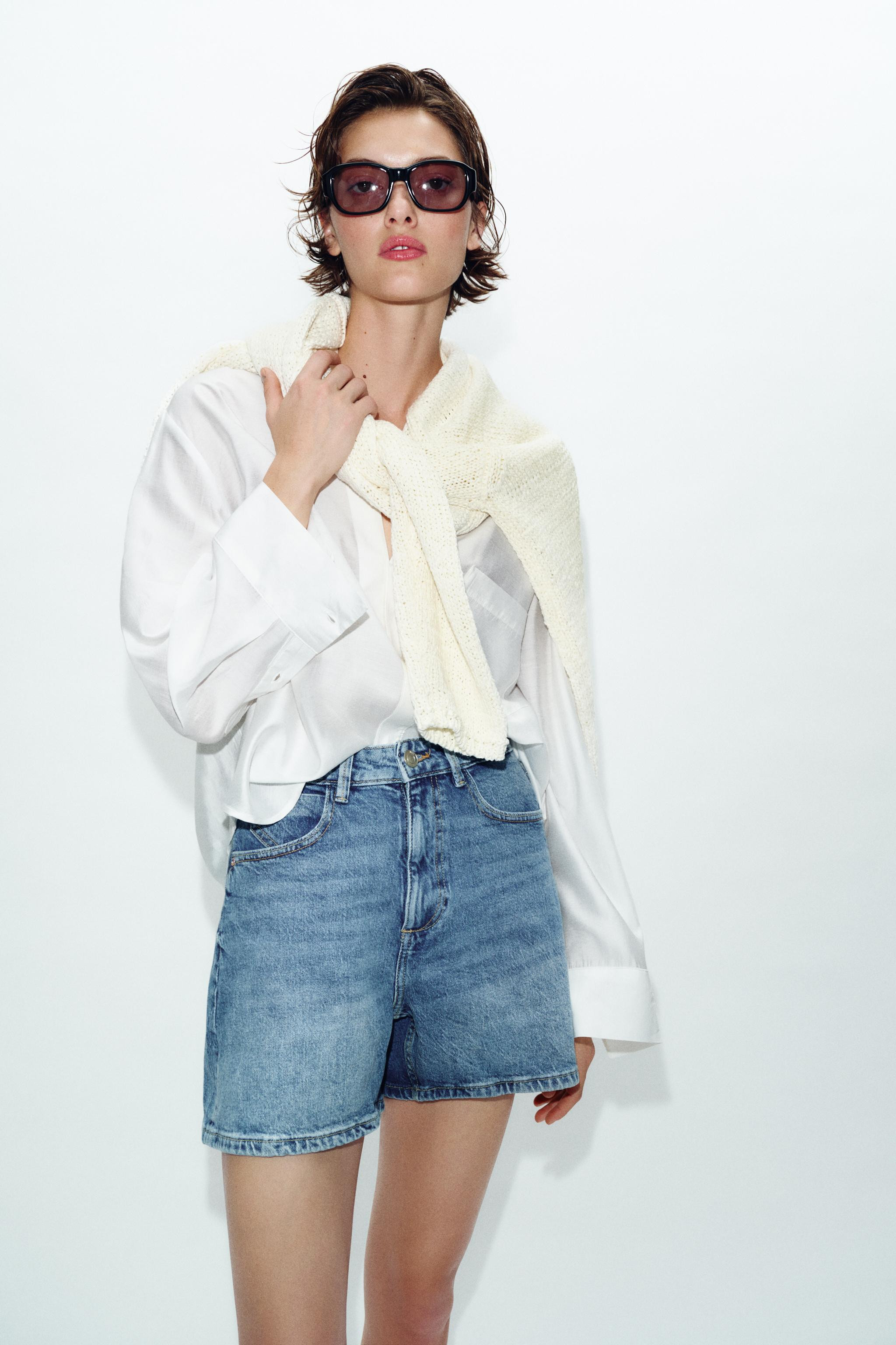 Z1975 MOM FIT SHORTS | Zara UK
