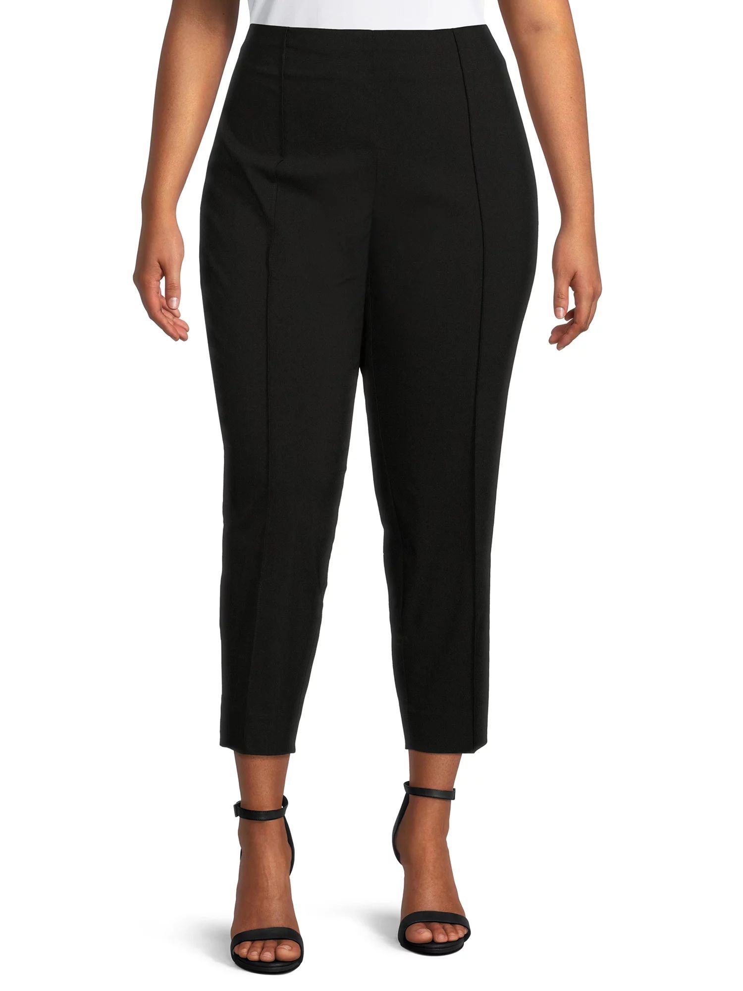Terra & Sky Women's Plus Millennium Slim Pants | Walmart (US)
