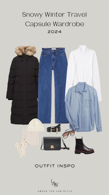Snowy Winter Travel Capsule Outfit Idea

#LTKsalealert #LTKfindsunder50 #LTKfindsunder100