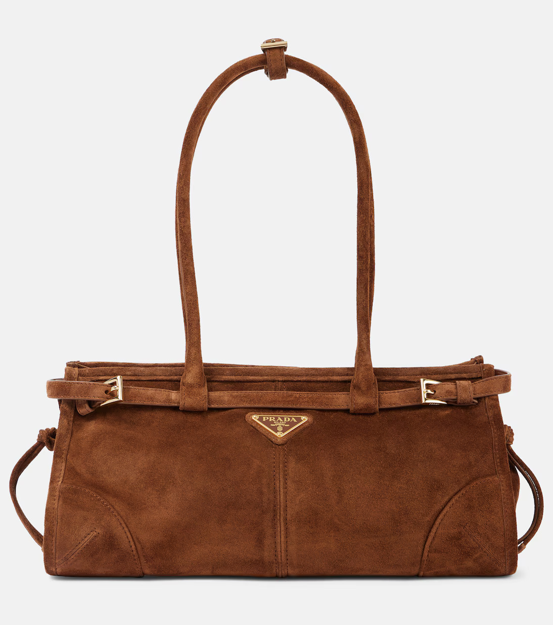 Prada Bonnie Medium suede shoulder bag | Mytheresa (US/CA)