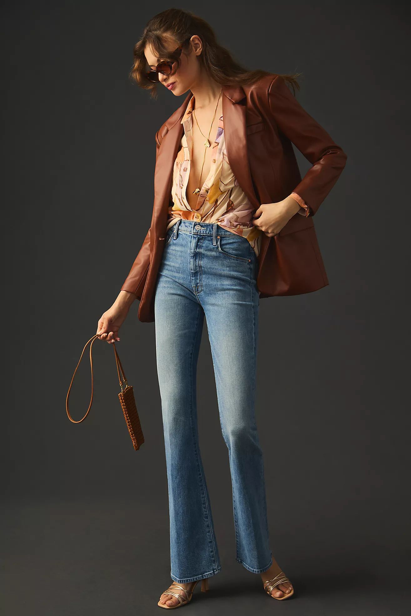 MOTHER The Weekender Heel Jeans | Anthropologie (US)