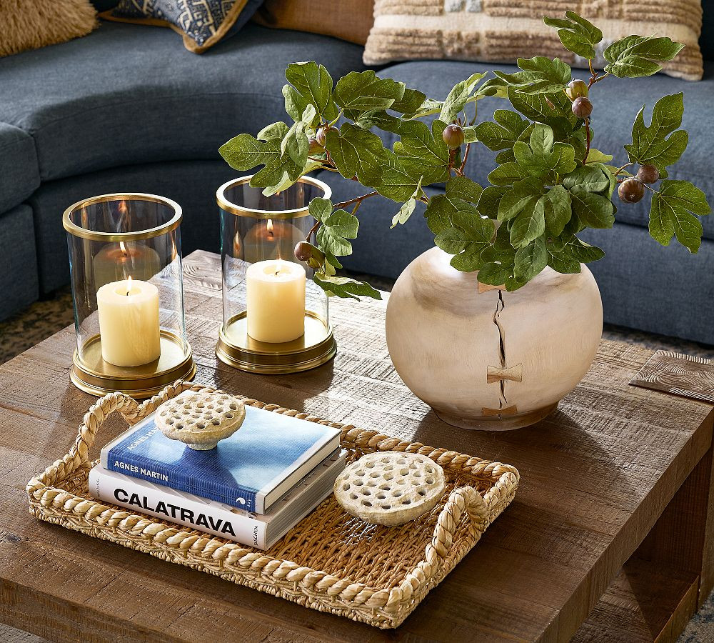 Braided Seagrass Tray | Pottery Barn (US)