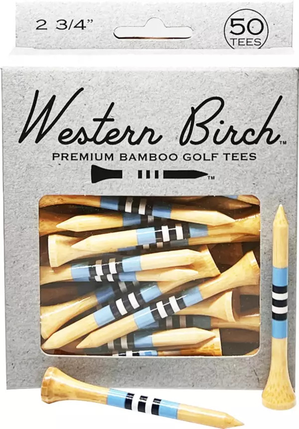 Western Birch Signature Sky 2.75" Golf Tees - 50 Pack | Golf Galaxy | Golf Galaxy