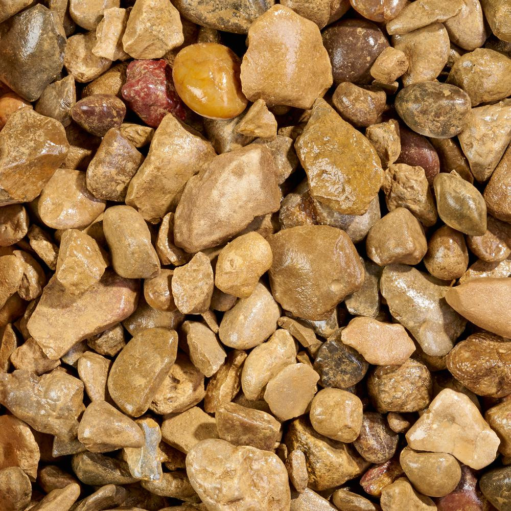 Vigoro 0.5 cu. ft. Bagged Pond Pebbles-54249V - The Home Depot | The Home Depot