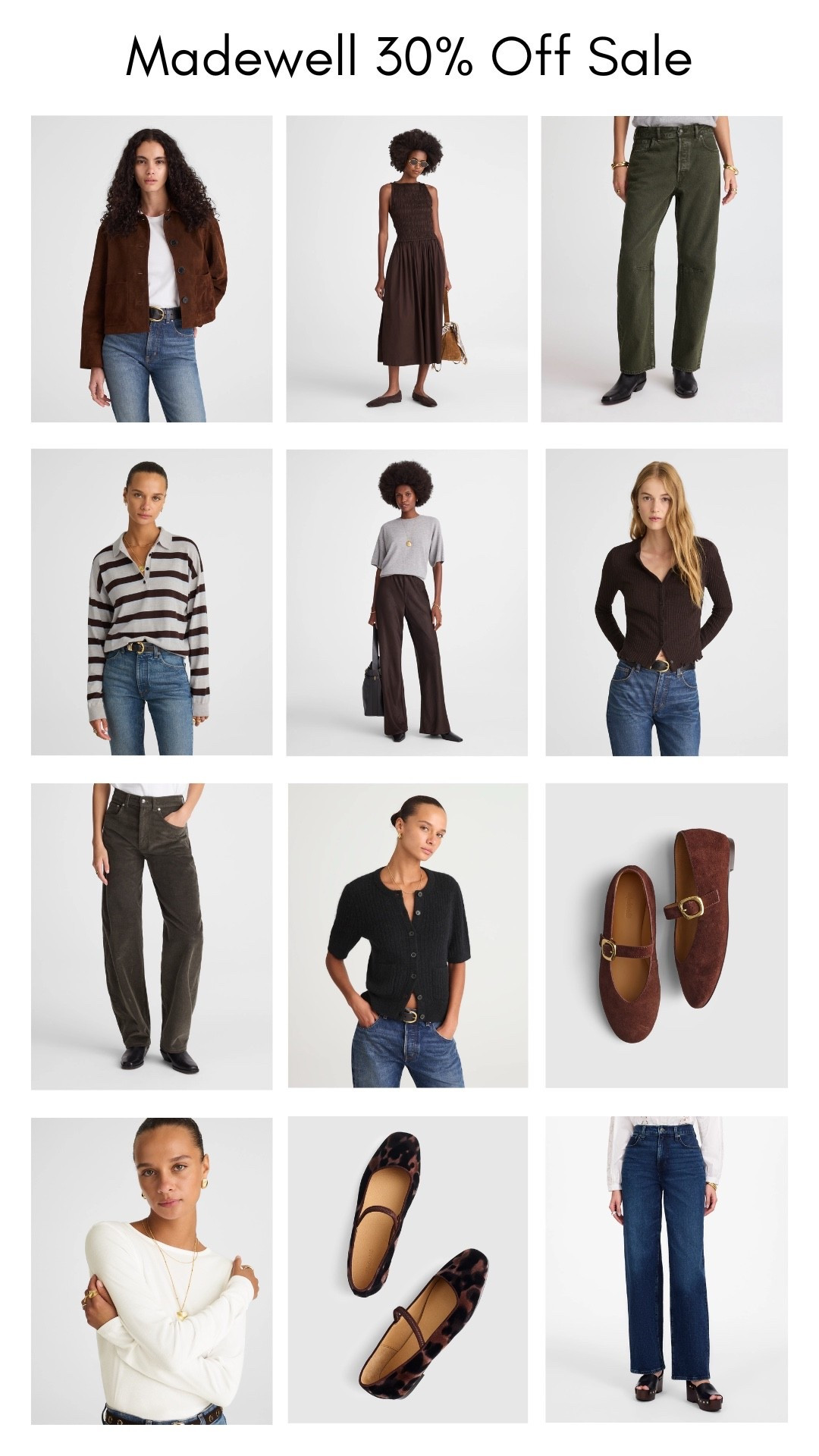 Madewell 30% off sale! 

#LTKSaleAlert #LTKStyleTip #LTKFallSale