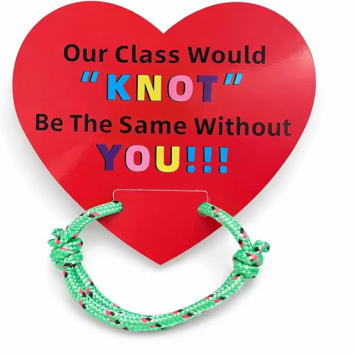 Valentines Day Cards for Kids School: 48 Packs Valentines Day Gifts for Kids Friendship Bracelets... | Amazon (US)