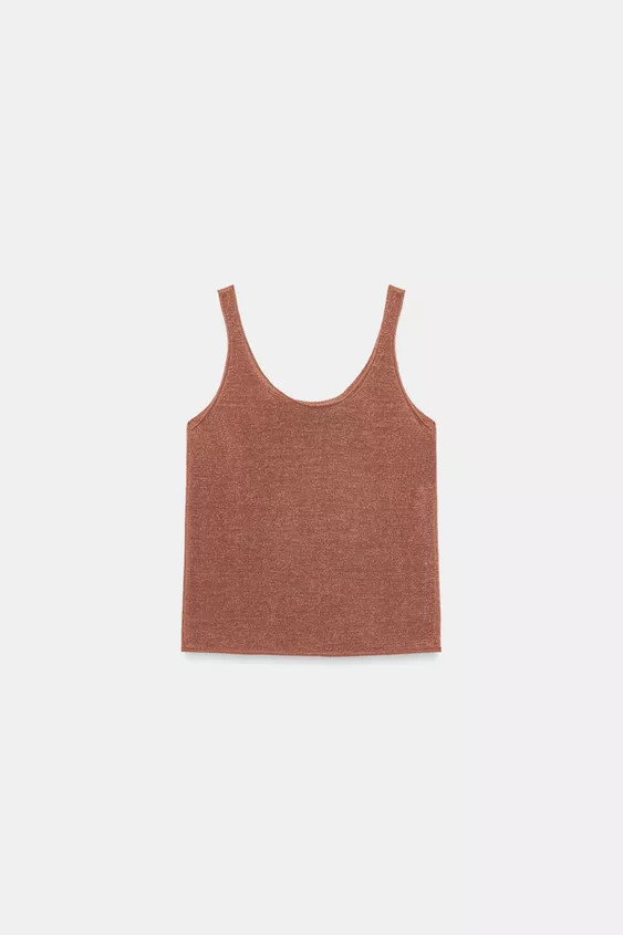 KNIT STRAP TOP | Zara US