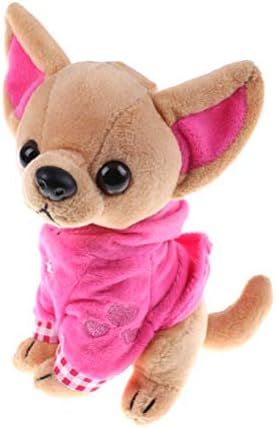 SUSHAFEN Chihuahua Dog Plush Toy Soft Doll Stuffed Animal Pillow Birthday Gift Present Cute Dog O... | Amazon (US)