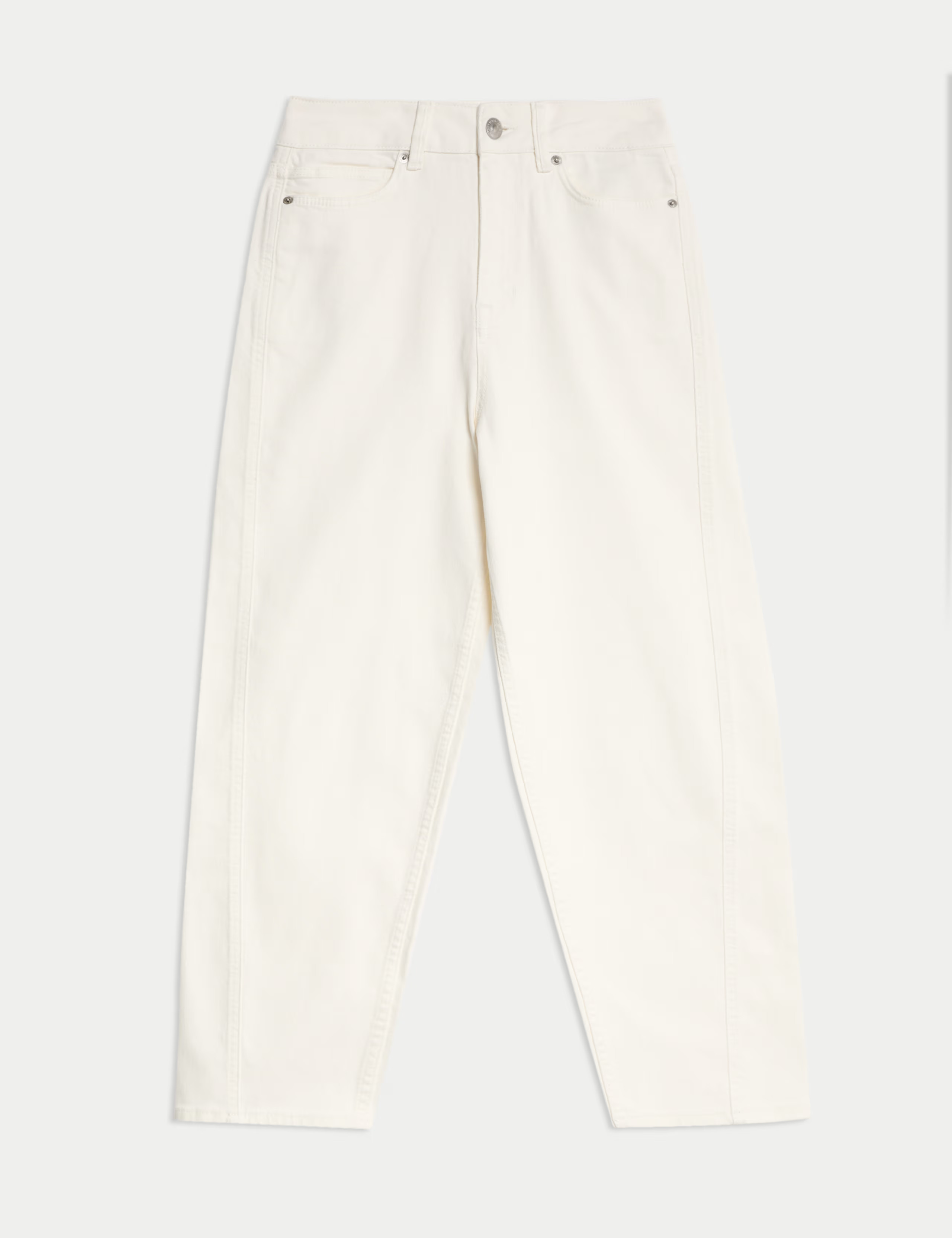 High Waisted Carrot Leg Ankle Grazer Jeans | M&S | M&S | Marks & Spencer (UK)