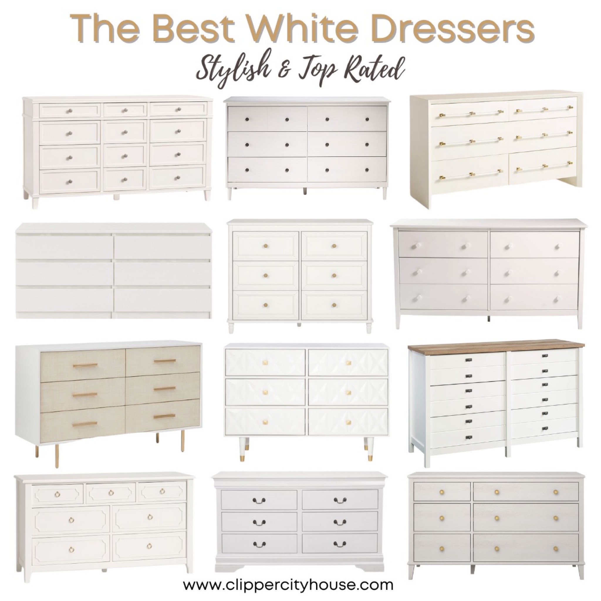 All the stylish & top rated white dressers! So classic & timeless

White 6 drawer dresser, white wood dresser, white and gold dresser, small white dresser, modern white dresser, white and wood dresser, cheap white dresser, white bedroom dresser, target white dresser, wide white dresser, solid wood white dresser, pottery barn white dresser, white six drawer dresser, white dresser with black knobs

#LTKstyletip #LTKSeasonal #LTKhome