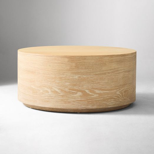 Volume Round Drum Coffee Table (36"–44") | West Elm (US)