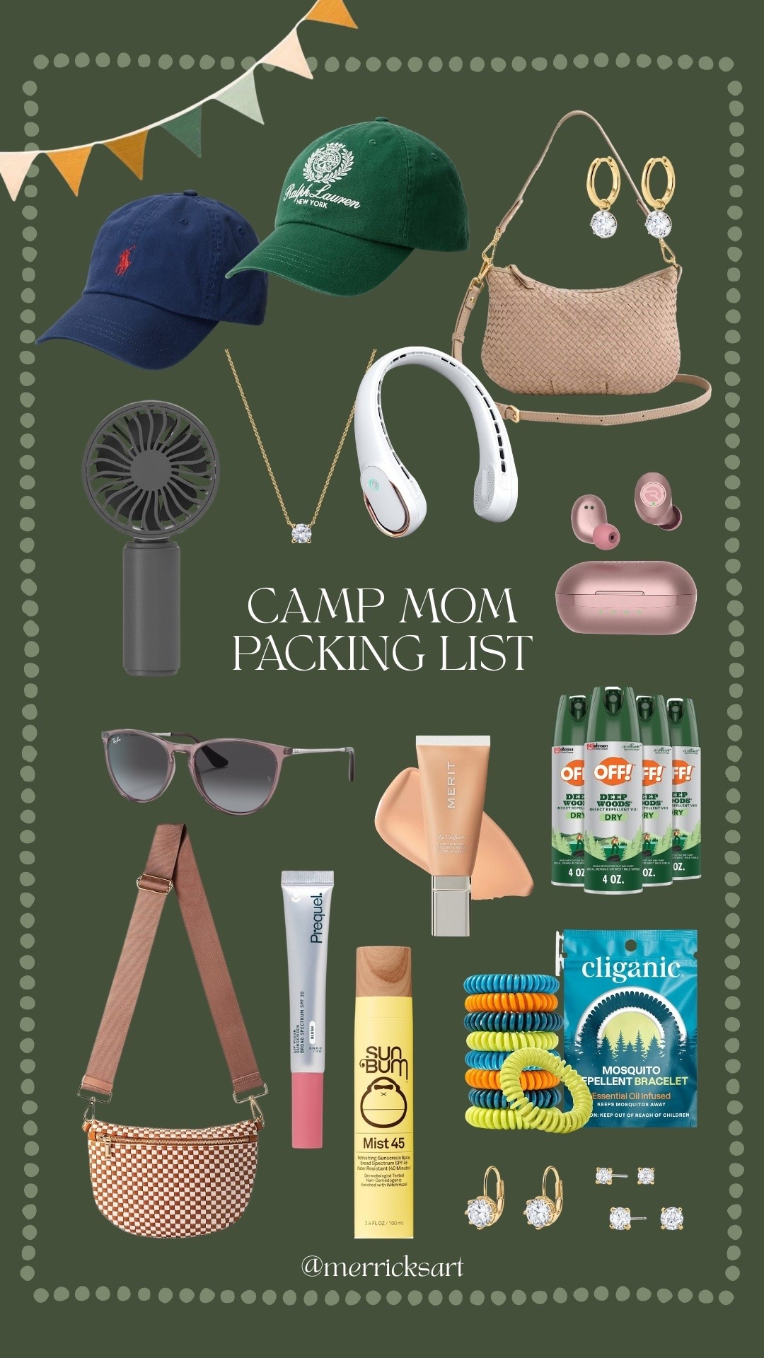 Items I brought with me to church camp last week