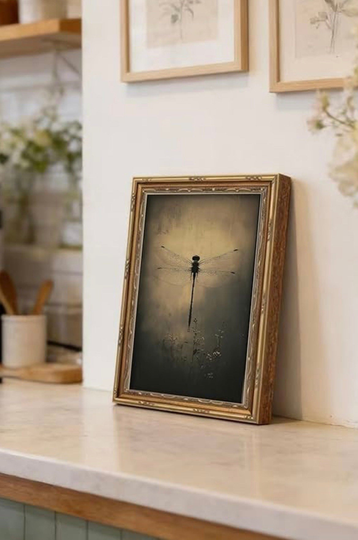 Found the perfect moody framed dragonfly wall att

#LTKHome