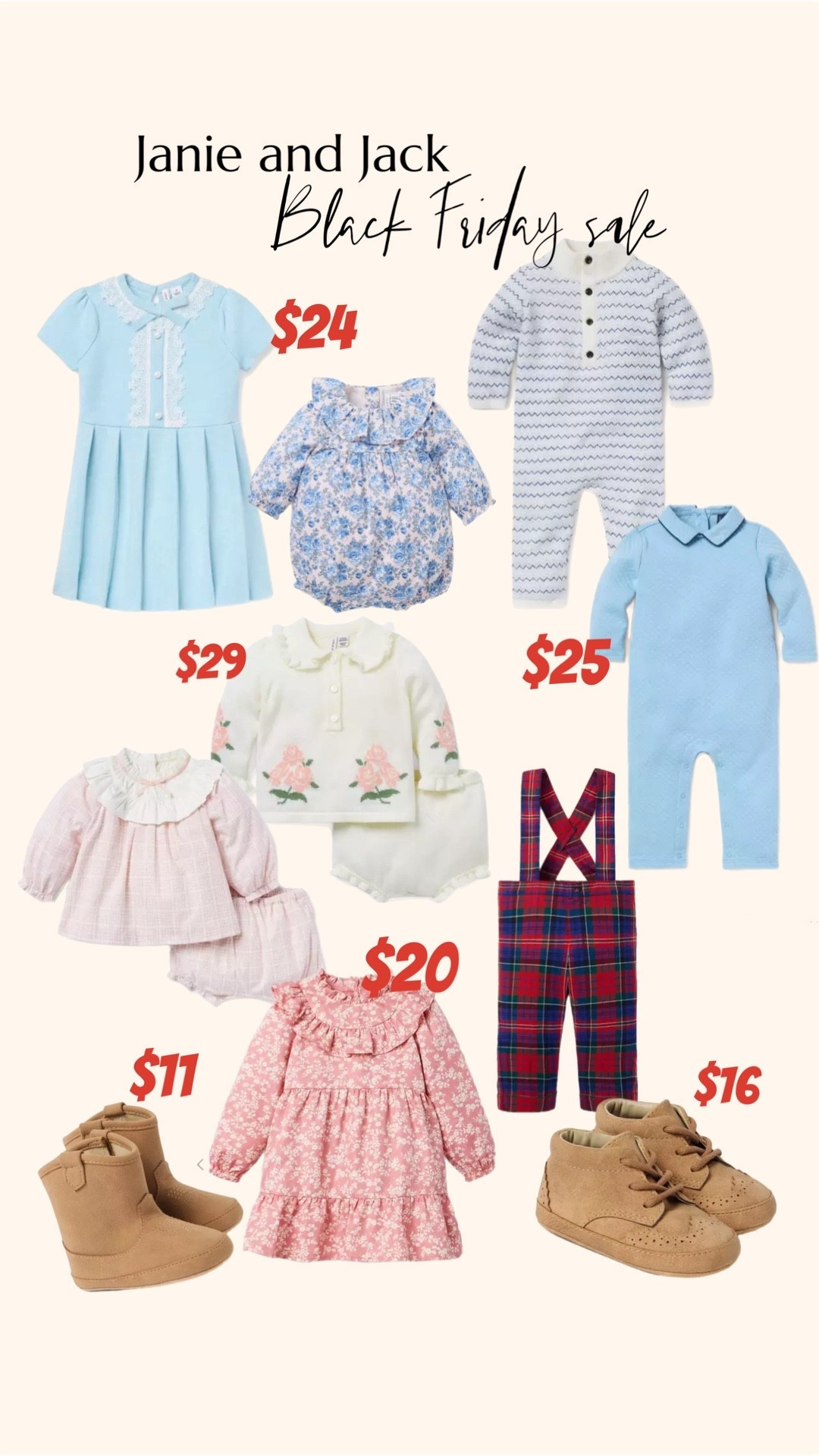 Janie and jack Black Friday sale. Smocked outfits for kids. Christmas outfits. Black Friday sale outfits for babies. 

#LTKBaby #LTKKids